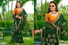 Nitya 13 By 5D Designer Dull Moss Surat Bandhej Saree Wholesale Market